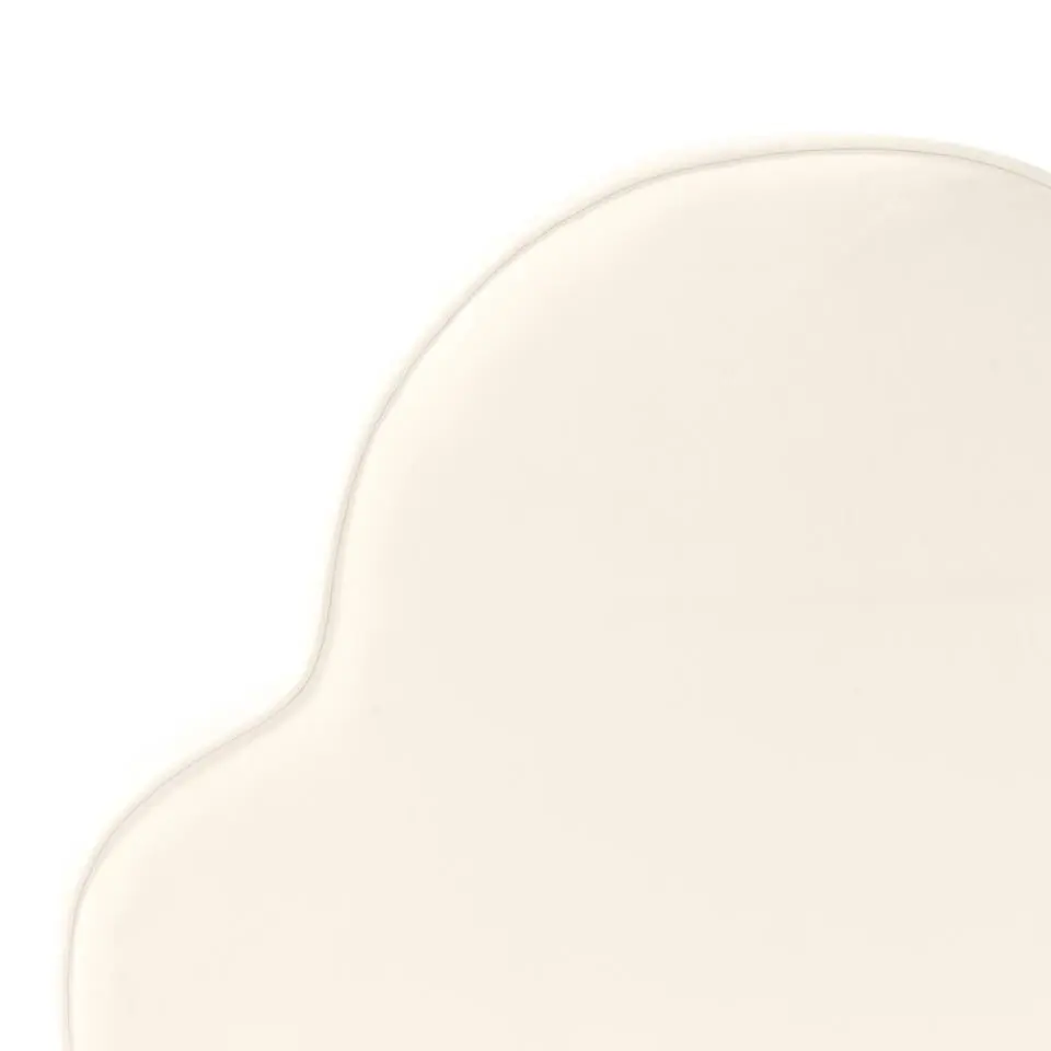 BELLEVUE - Eenpersoonsbed - Lichtbeige - 90 x 200 cm - Fluweel