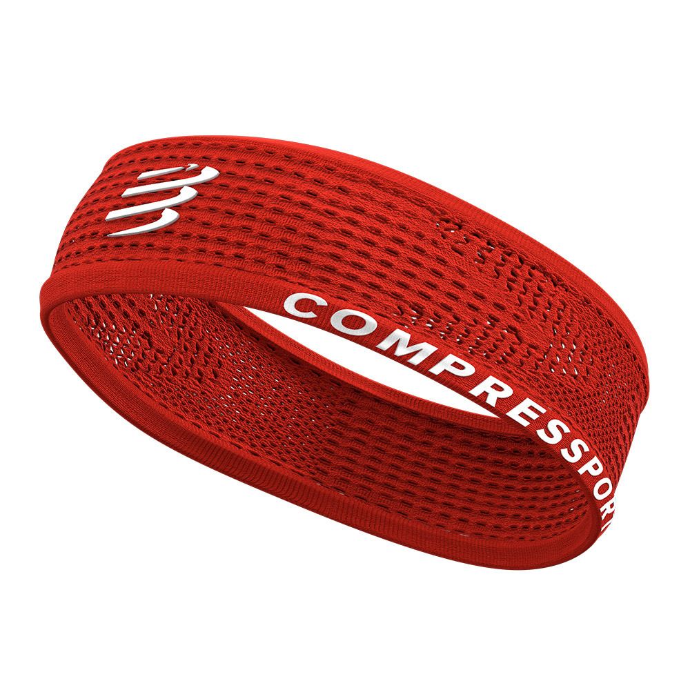 Compressport THIN ON/OFF - Bandeau red