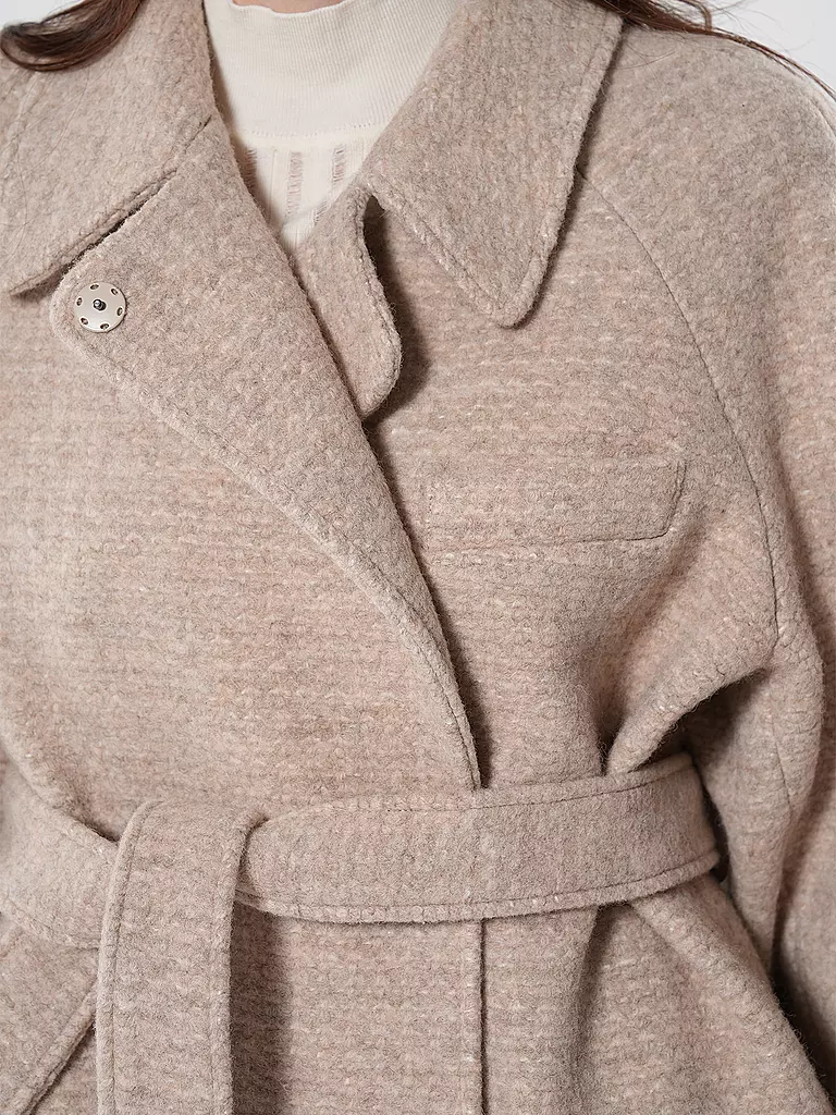 EMPORIO ARMANI Wollmantel  beige