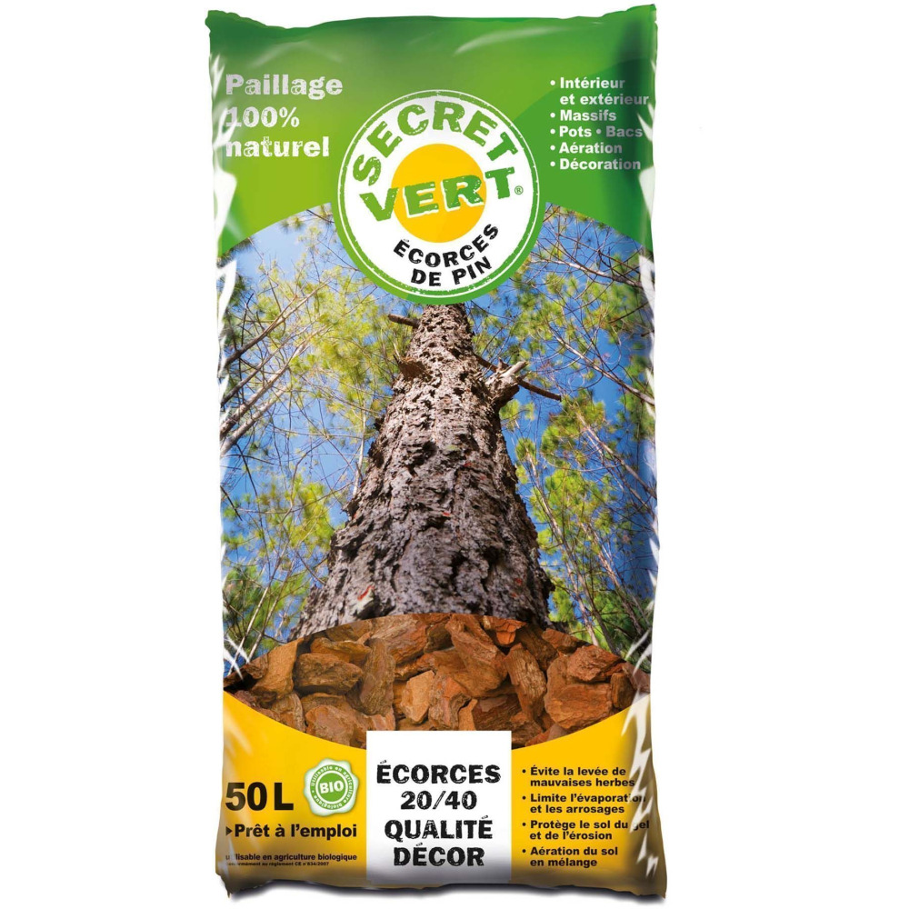 Ecorces de pin maritime 20/40 qualité décor 50 litres (lot de 10) lot de 10