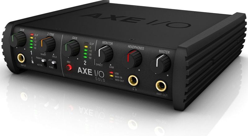 IK Multimedia - AXE I/O SOLO - USB-Interface - Zwart - Kunststof