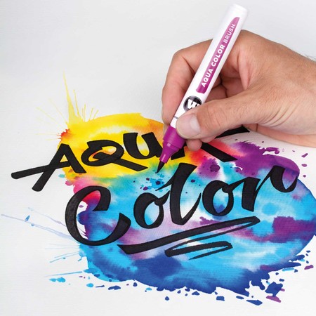 Molotow Aqua Color Brush Basic-Set 2 by MolotowBrush pen - 1-2 mm