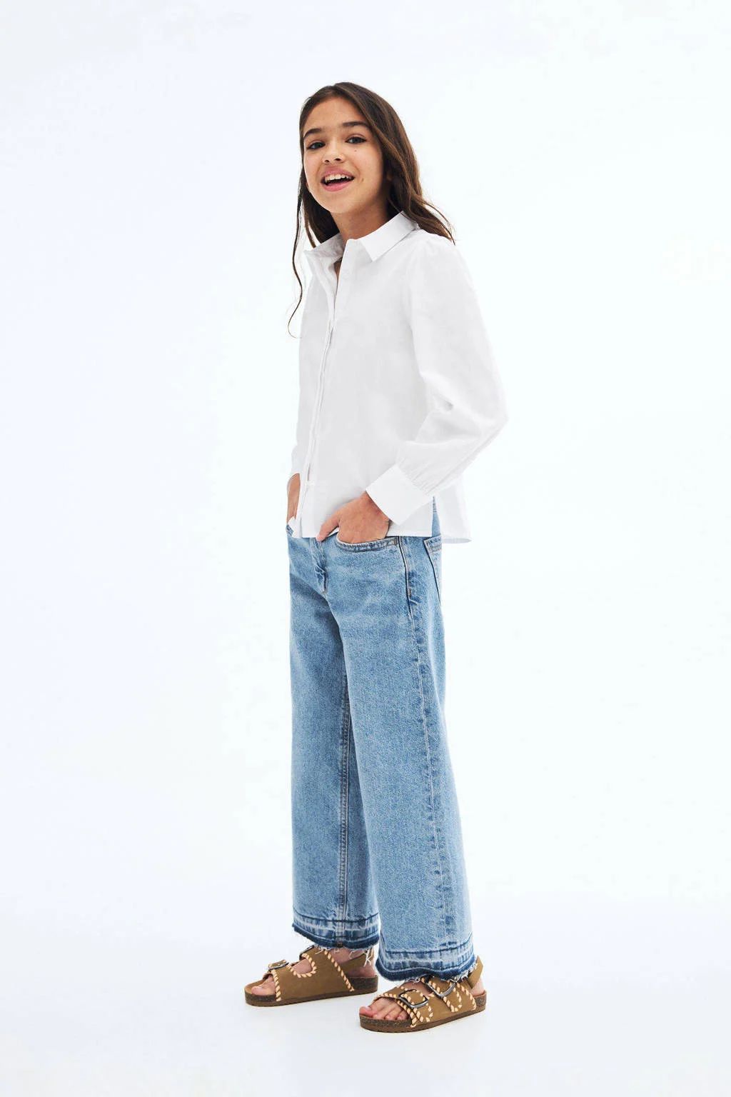 Mango Kids blouse wit