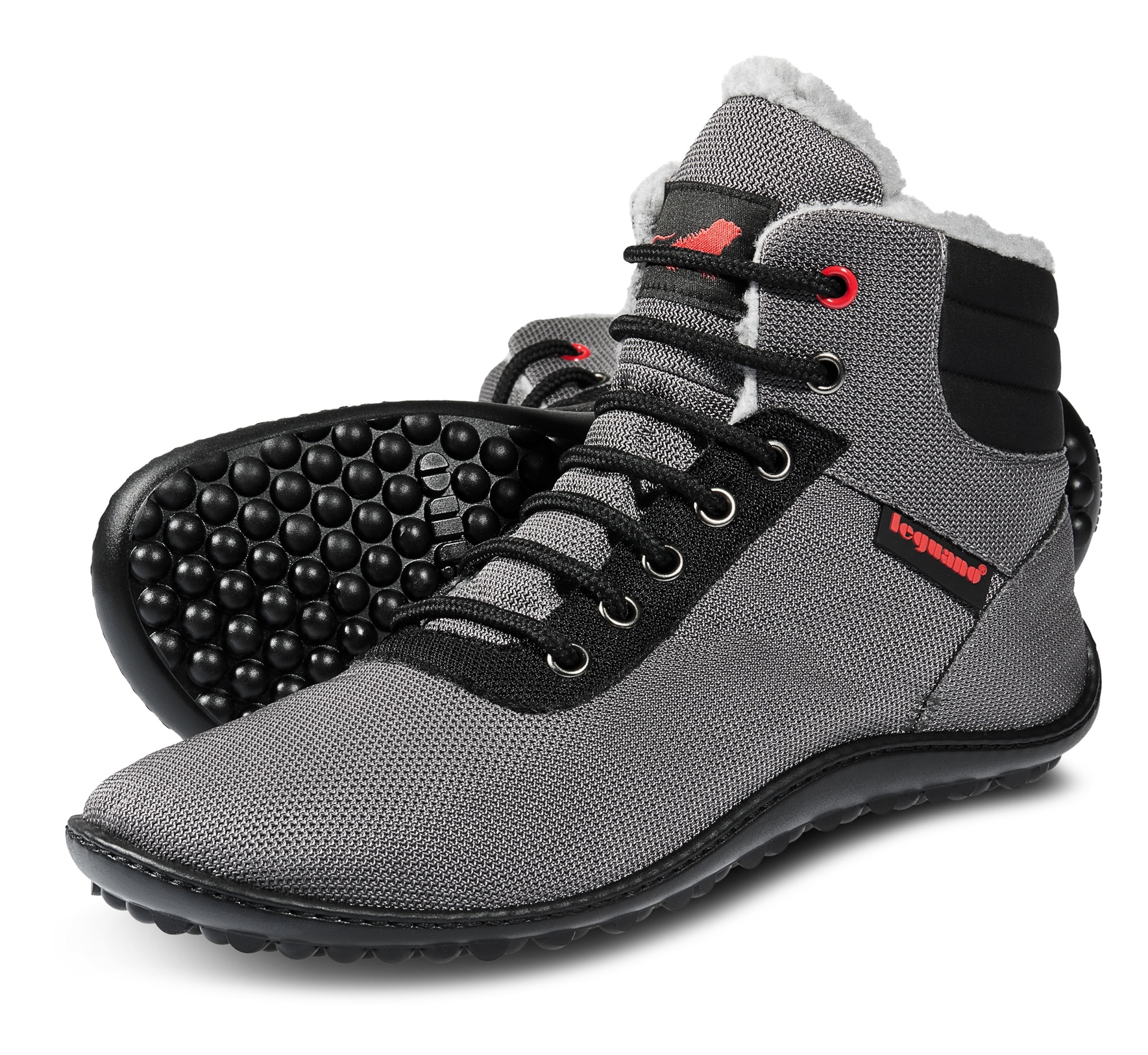 Leguano Barfussschuh »KOSMO«  , Bequemschuh, Schnürboots mit einzigartiger Halbkugel-Laufsohle