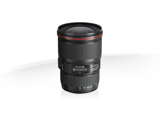 Canon EF - Vidvinkel zoom objektiv - 16 mm - 35 mm - f/4.0 L IS USM - Canon EF - for EOS 100, 1200, 6D, 70, 700, Kiss X6i, Kiss X7, Kiss X70, Kiss X7i, Rebel SL1, Rebel T5i