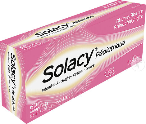 Solacy Pédiatrique 60 Comprimés