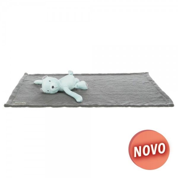 Trixie Conjunto Manta/urso em Peluche (cinzento/menta) Junior