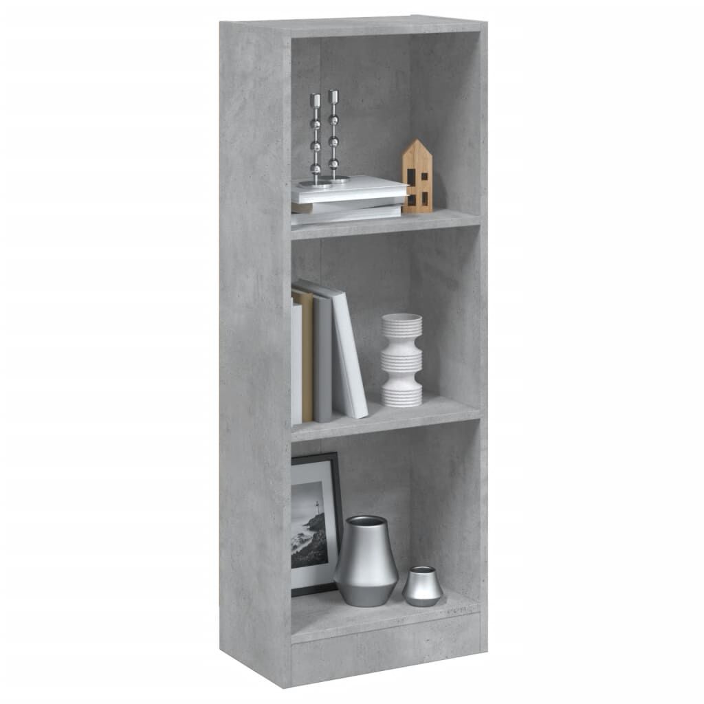 vidaXL 3-laags plank betongrijs 40x24x109 cm