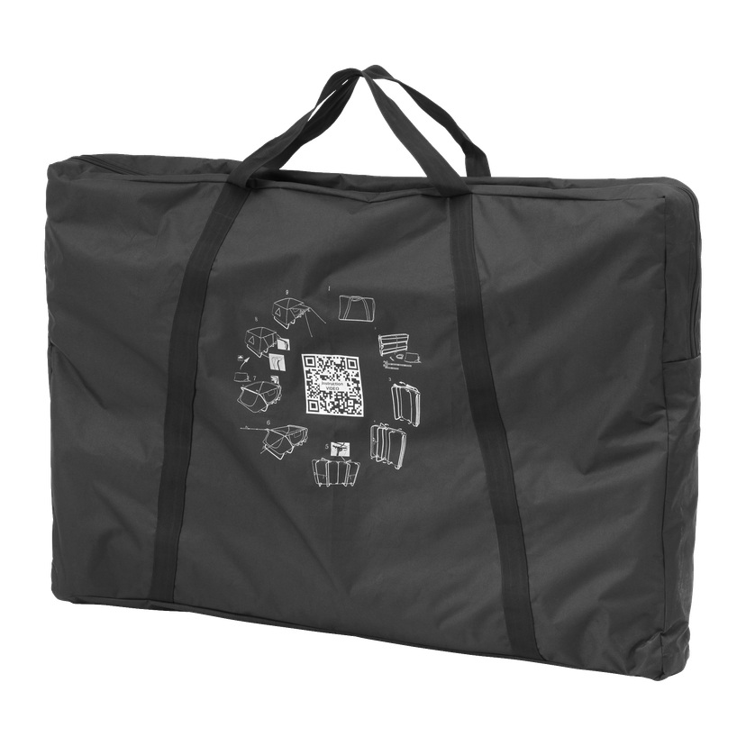 Campingseng med telt 215x125x110 cm