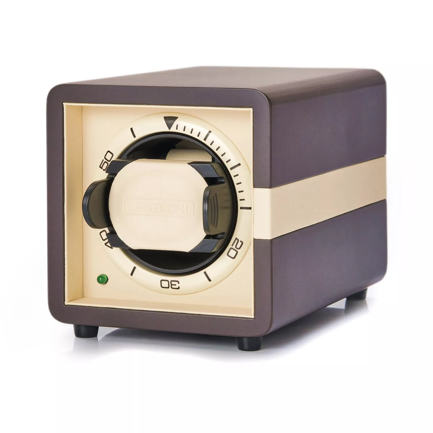 Leanschi Watch Winder 1 ur Brun Træ WS01-IVO2
