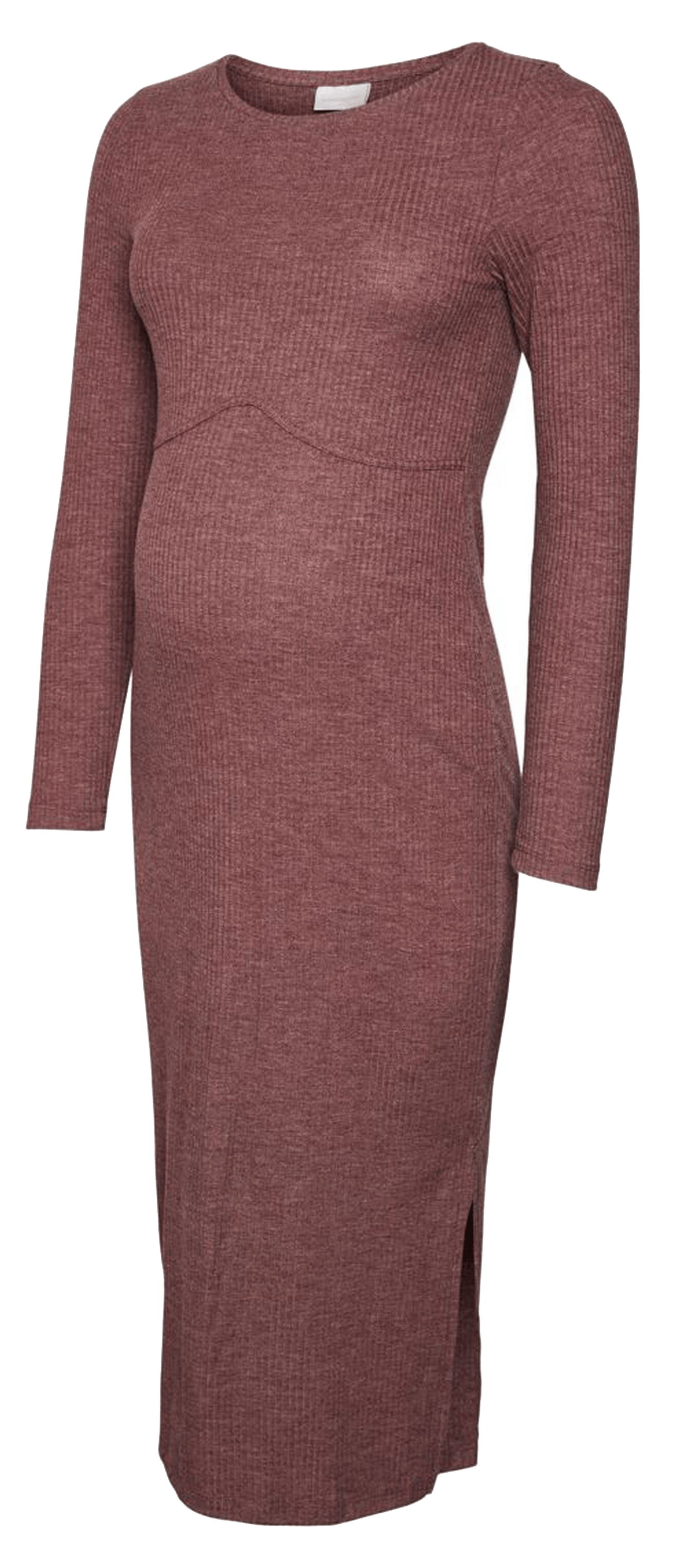 Robe de grossesse mi-longue col rond |