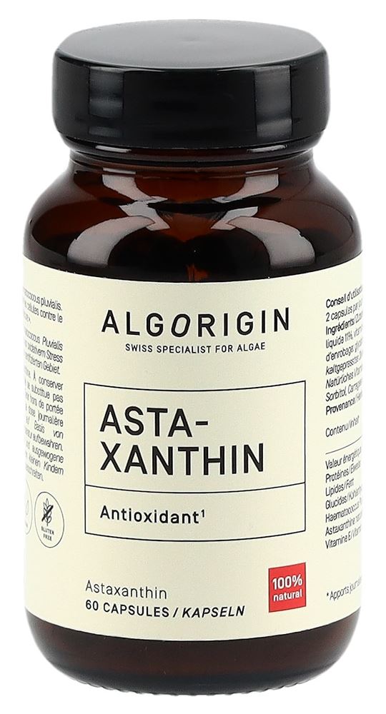 ALGORIGIN Astaxanthin<br>60 Stück, Glasflasche, Kapsel, (n)