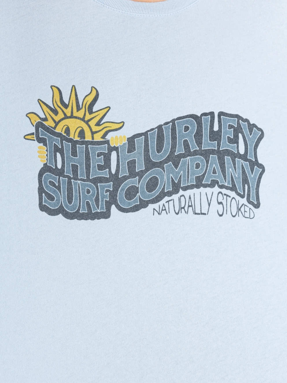 Hurley Naturally Stoked T-Shirt eiffel blue