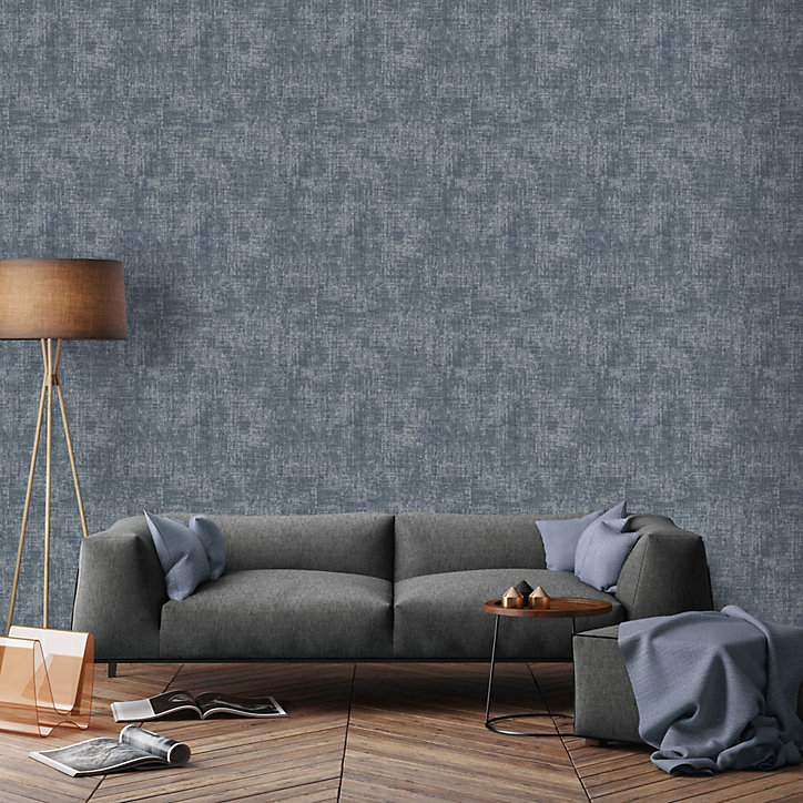 Papier peint intissé Superfresco Easy Zara bleu