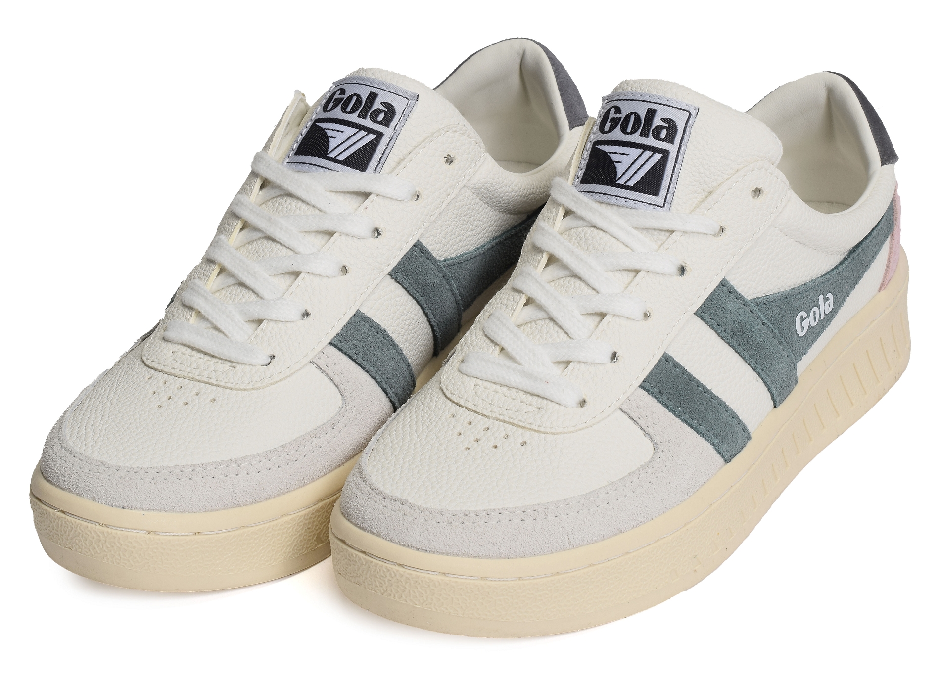 Grandslam trident trainers w blanc gris