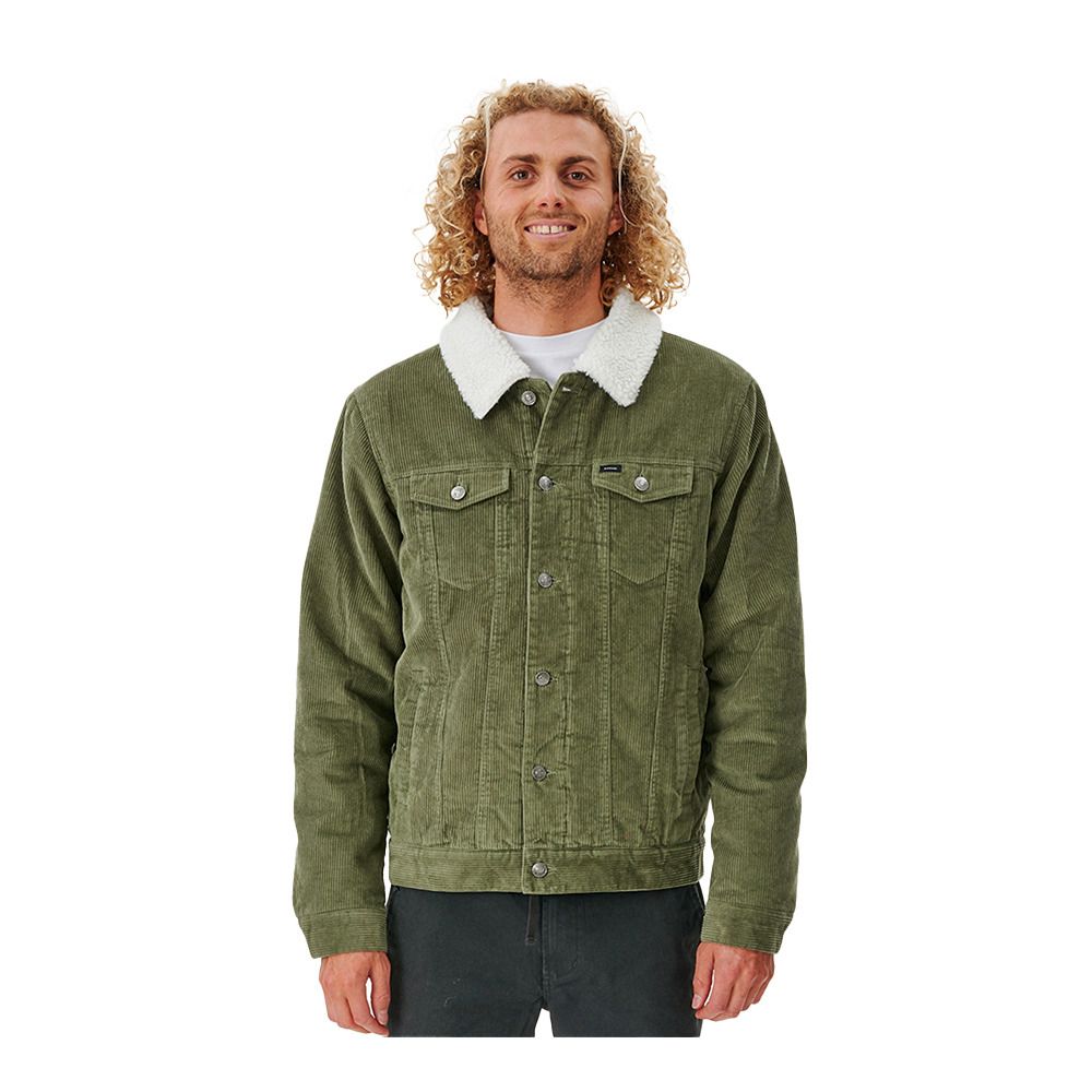 Rip Curl STATE CORD - Veste Homme dusty olive