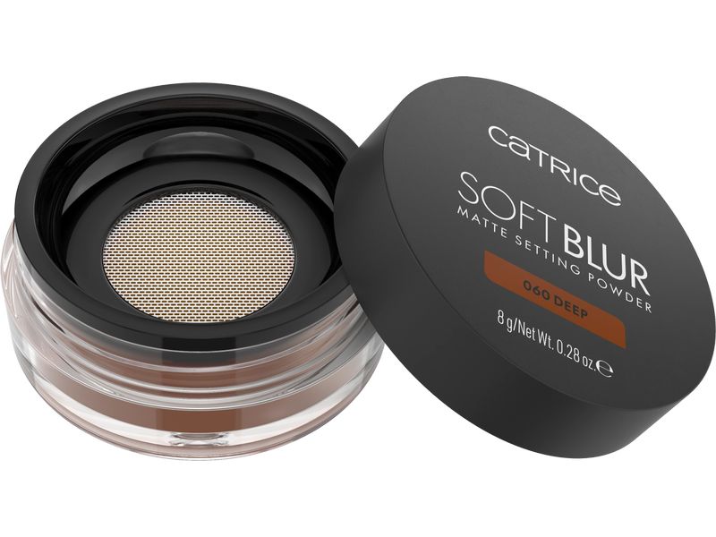 Catrice Puder Soft Blur Matte Setting 060 Deep Ultraleichtes, seidiges Puder sorgt für ein nahtloses, weichgezeichnetes Finish