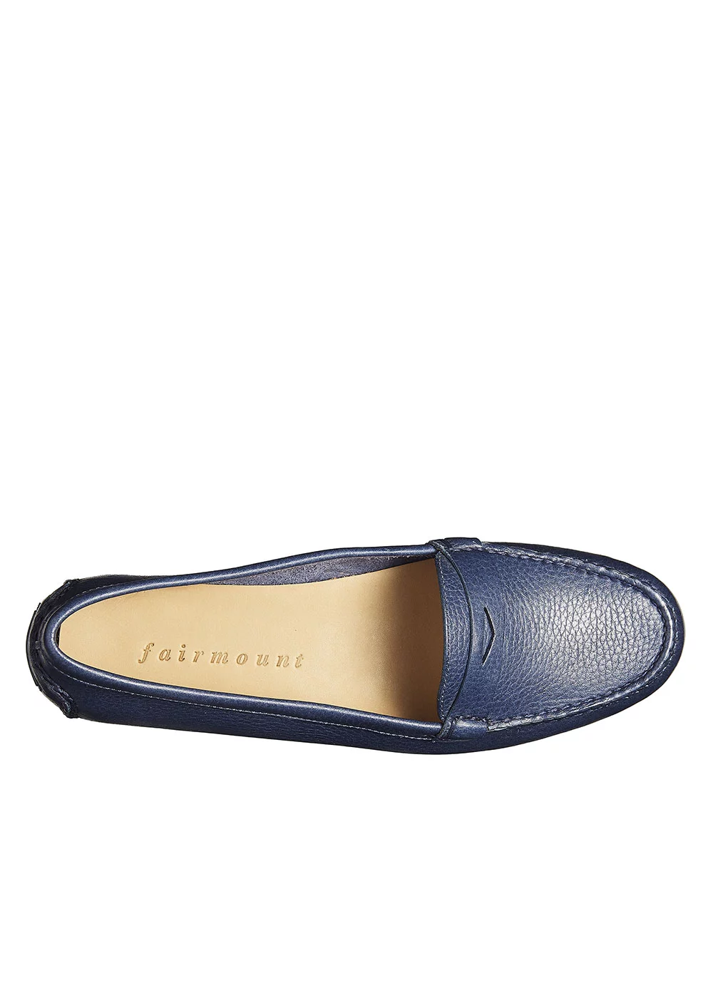 MOCASSIN W PENNY MOC CUIR NAVY