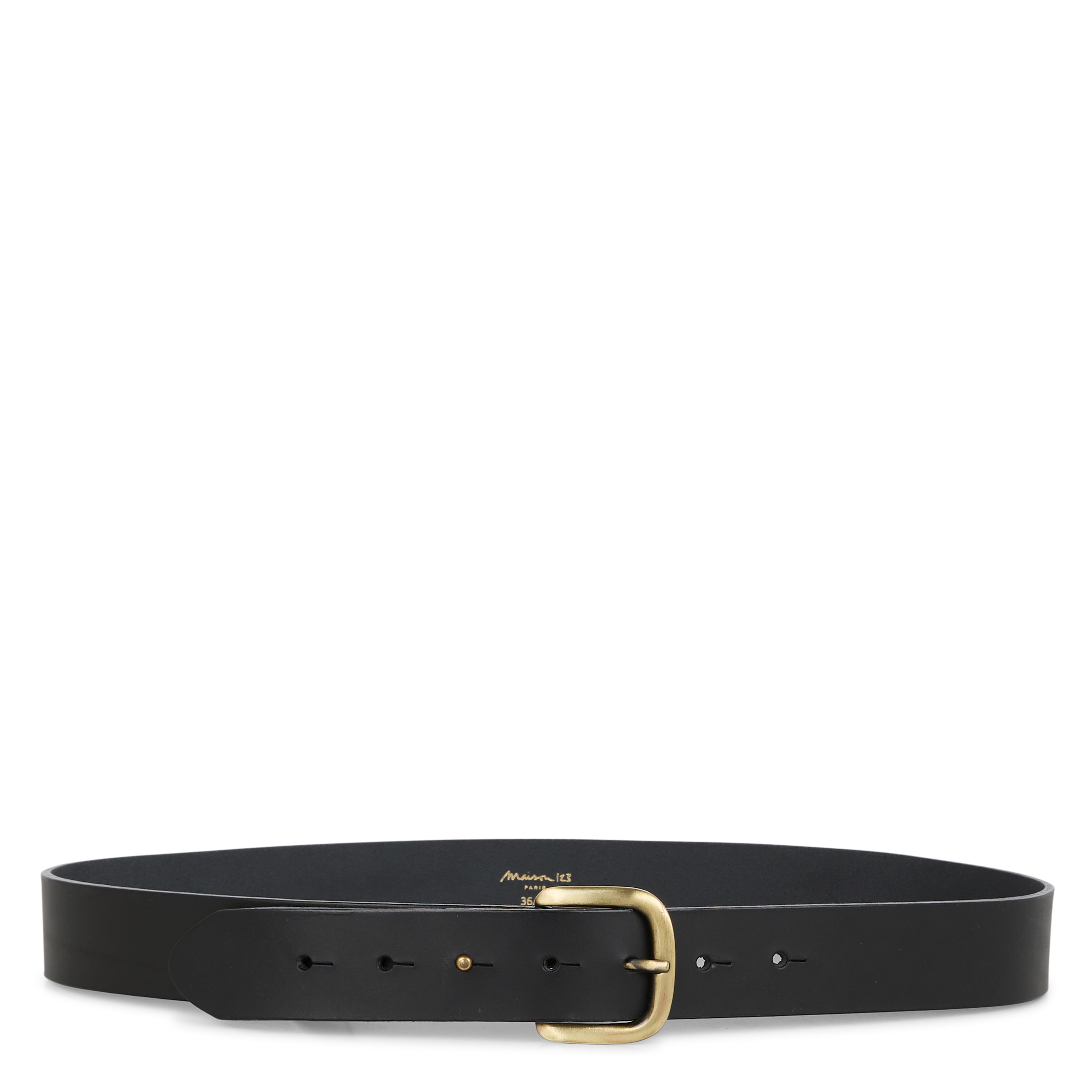 JIVA - Ceinture en cuir | Noir