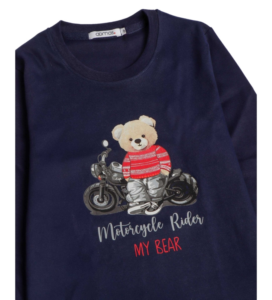 Pijama de manga comprida Admas Sea Bear