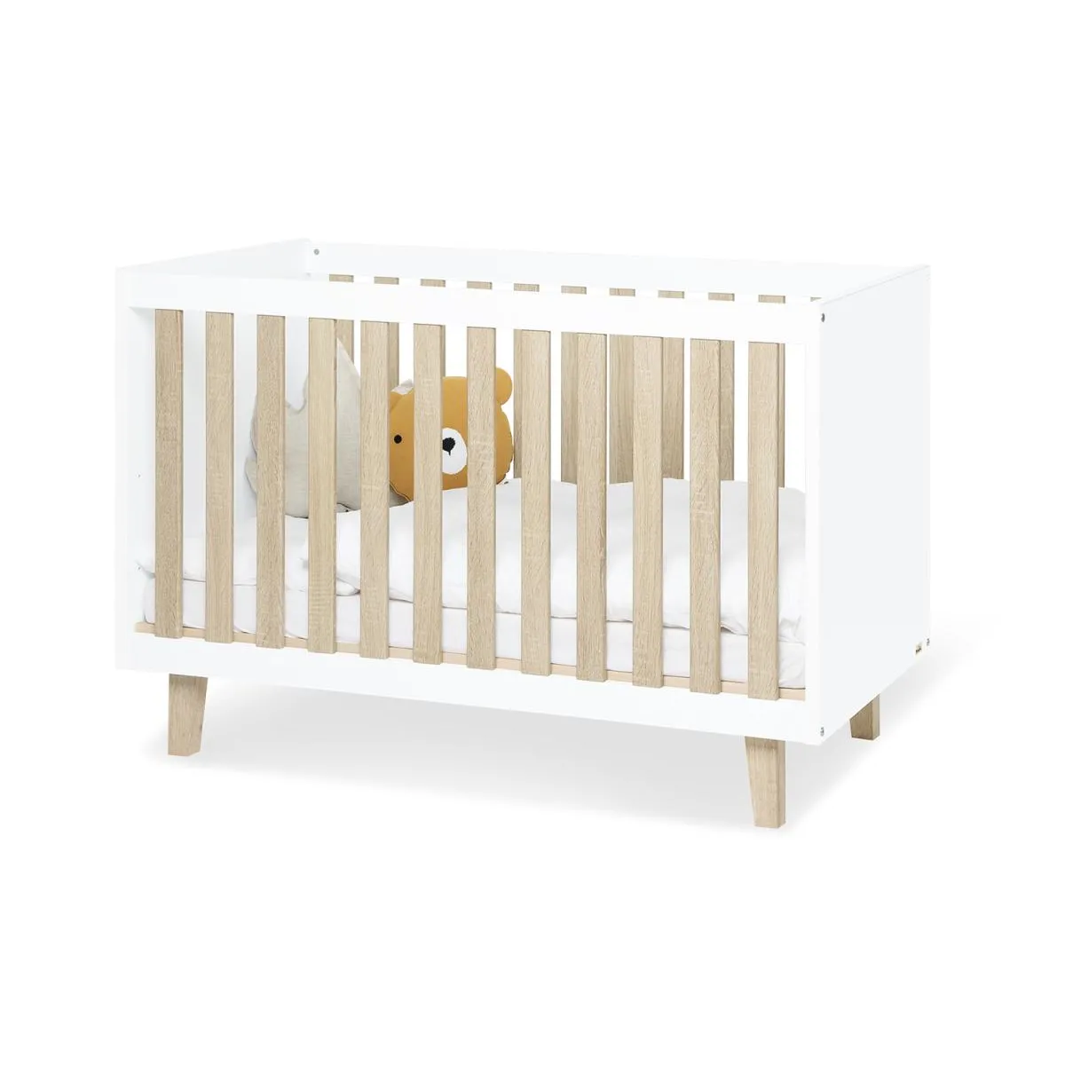 PINOLINO Lit bébé Lumi 120x60cm blanc