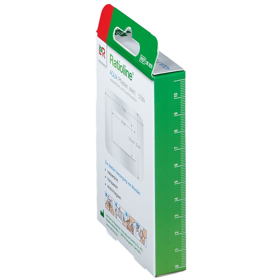 Ratioline® aqua Duschpflaster Plus 5 x 7 cm