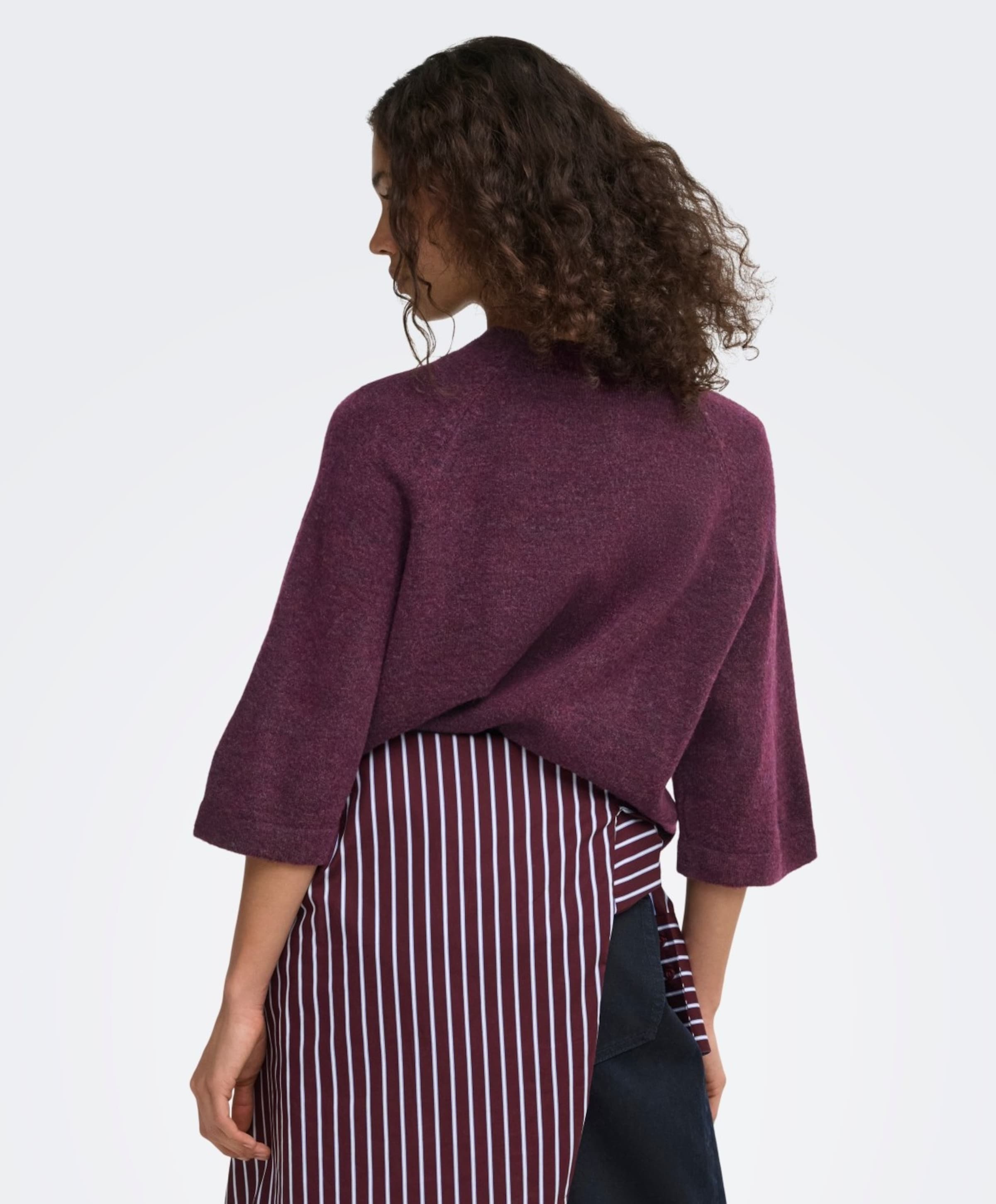 Only Dames trui bordeaux