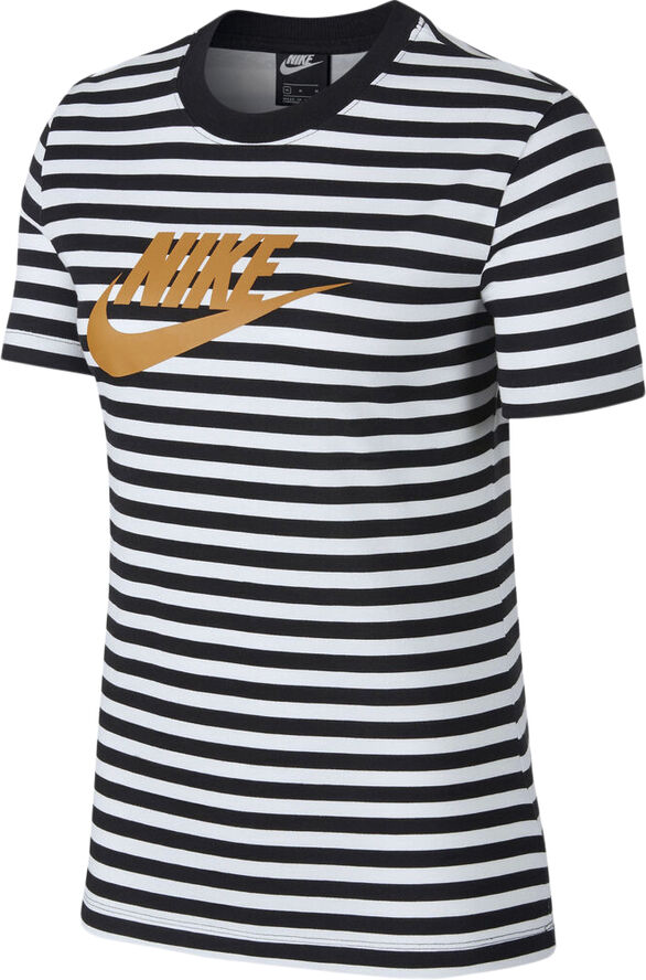 Nike Sportswear Print Ss Top Hvid