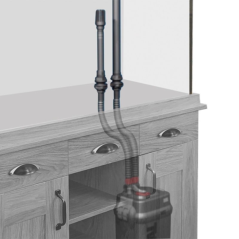 Kit para aquário Fluval Shaker 160 L, cinza