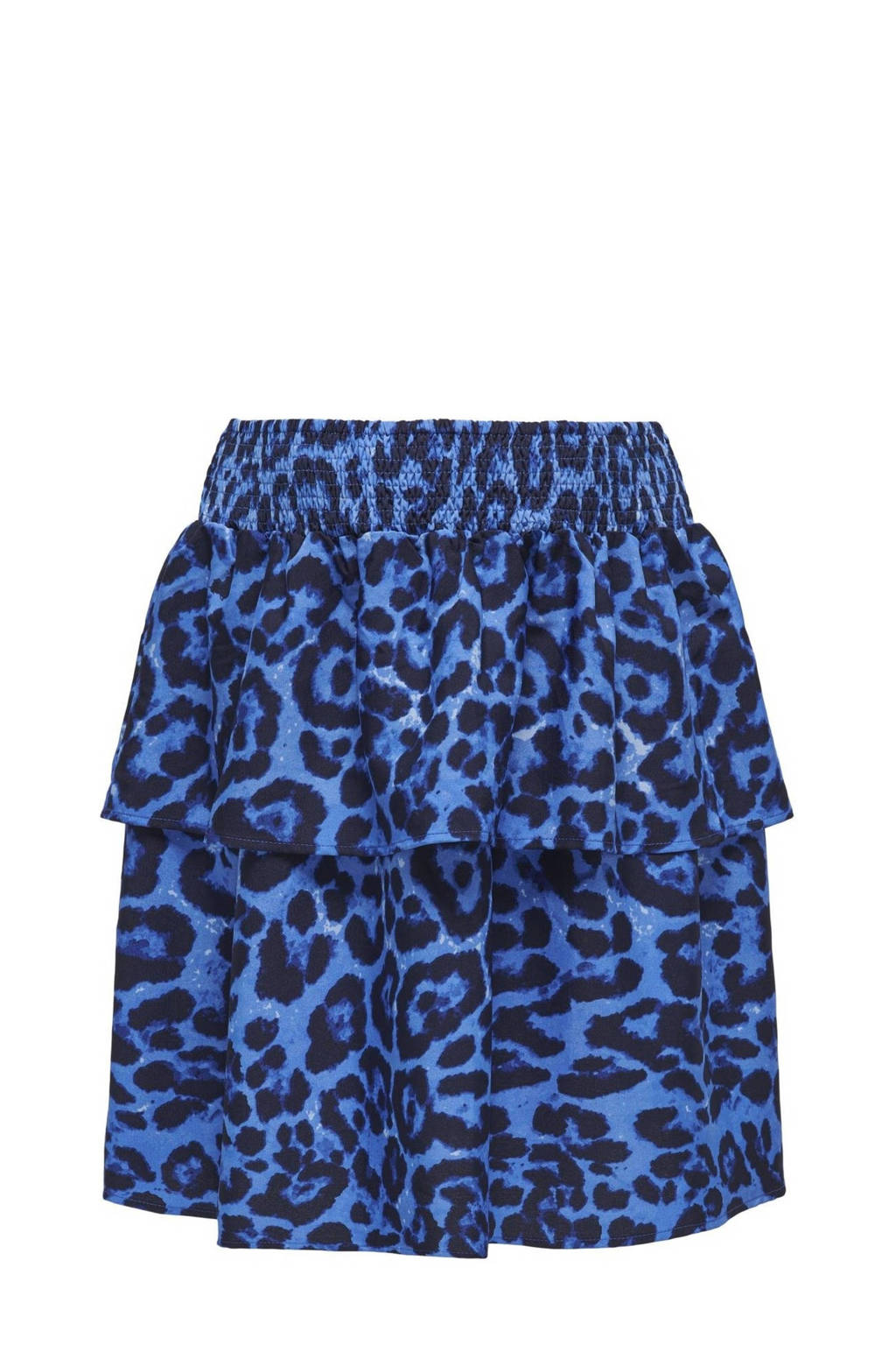 ONLY MATERNITY zwangerschapsrok OLMLEOLI met all over print blauw/zwart