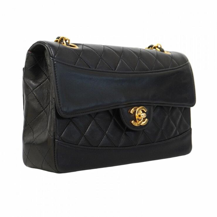 Chanel Vintage Chanel Flap Bag Black