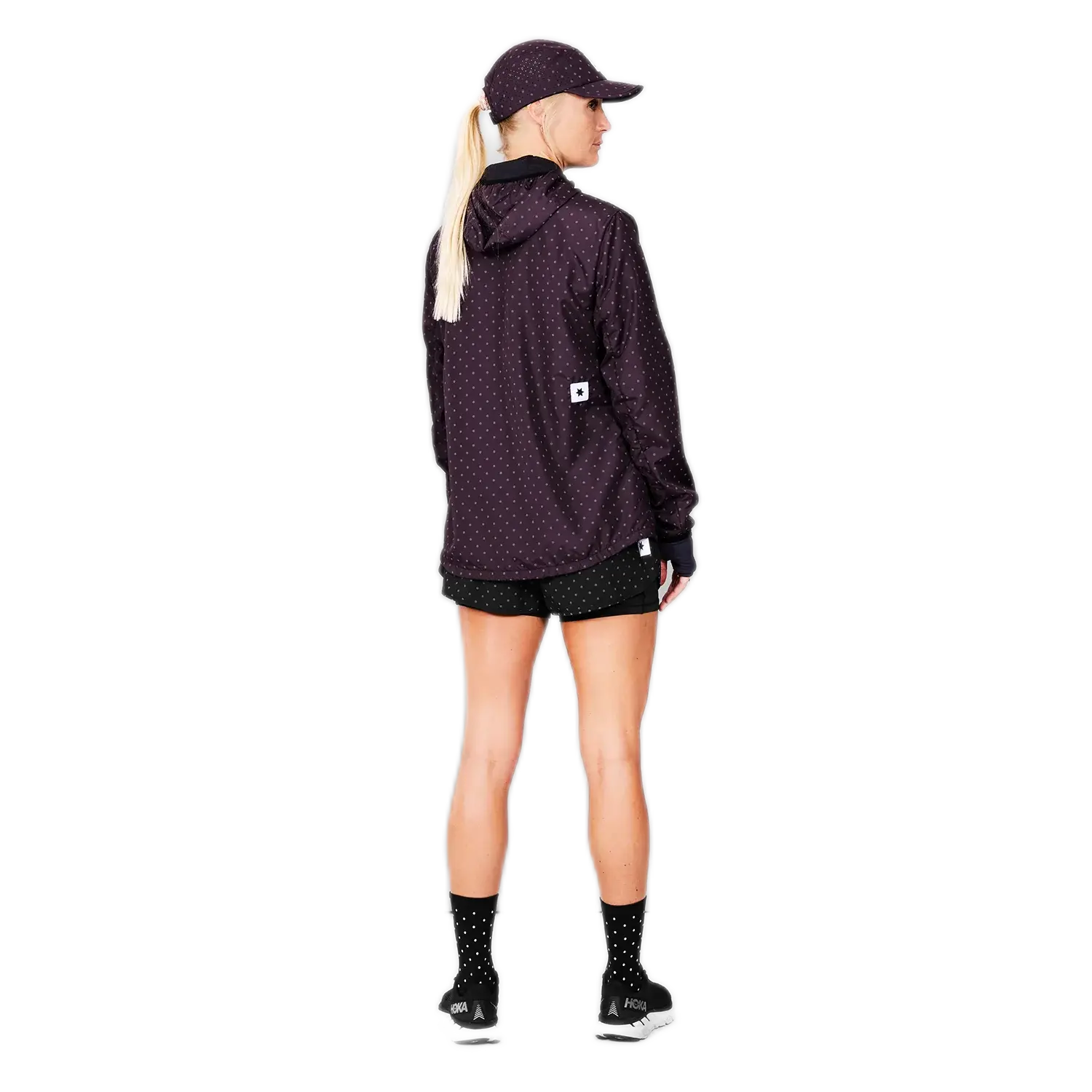 saysky reflective polka blaze jacket dame 1022 purple