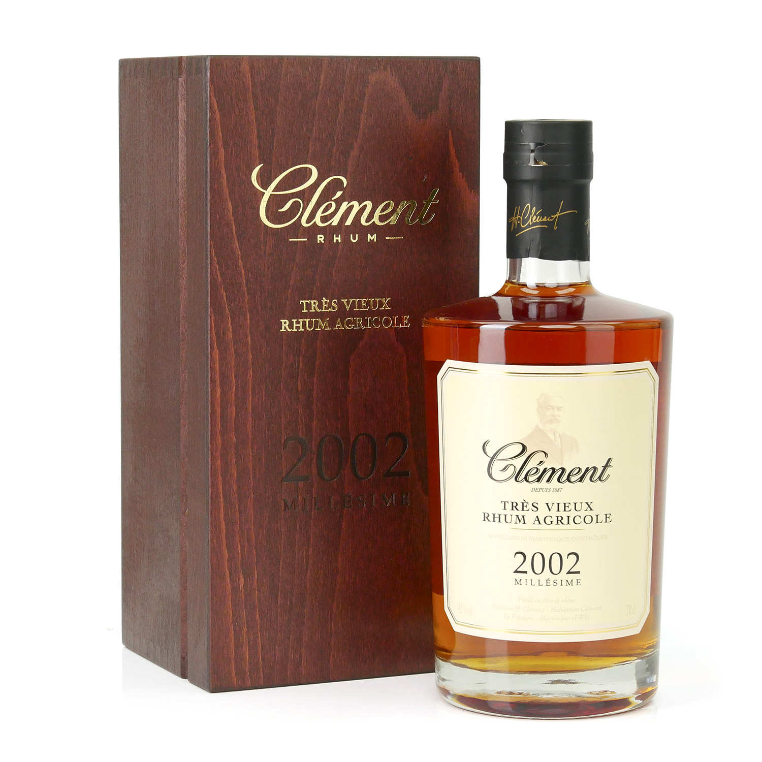 Rhum vieux Millésime 2002 - Rhum agricole Clément