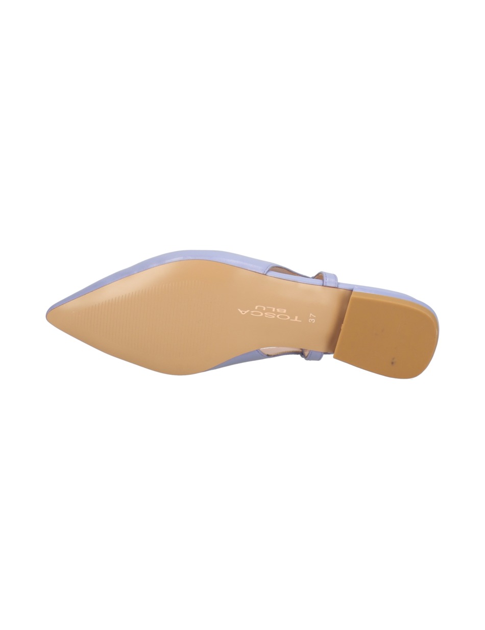 Glattleder Slingpumps