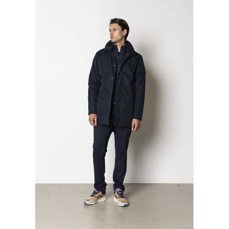 Clean Cut Copenhagen Blake Mix Coat Dark navy
