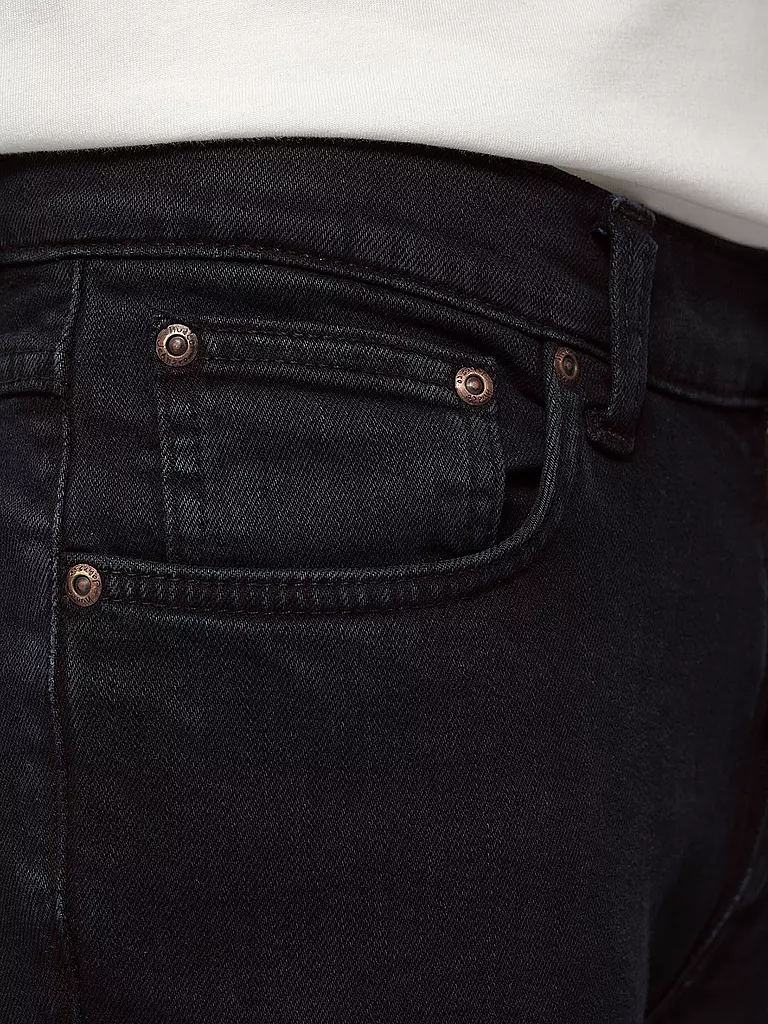 NUDIE JEANS Jeans Slim Fit Lean Dean schwarz