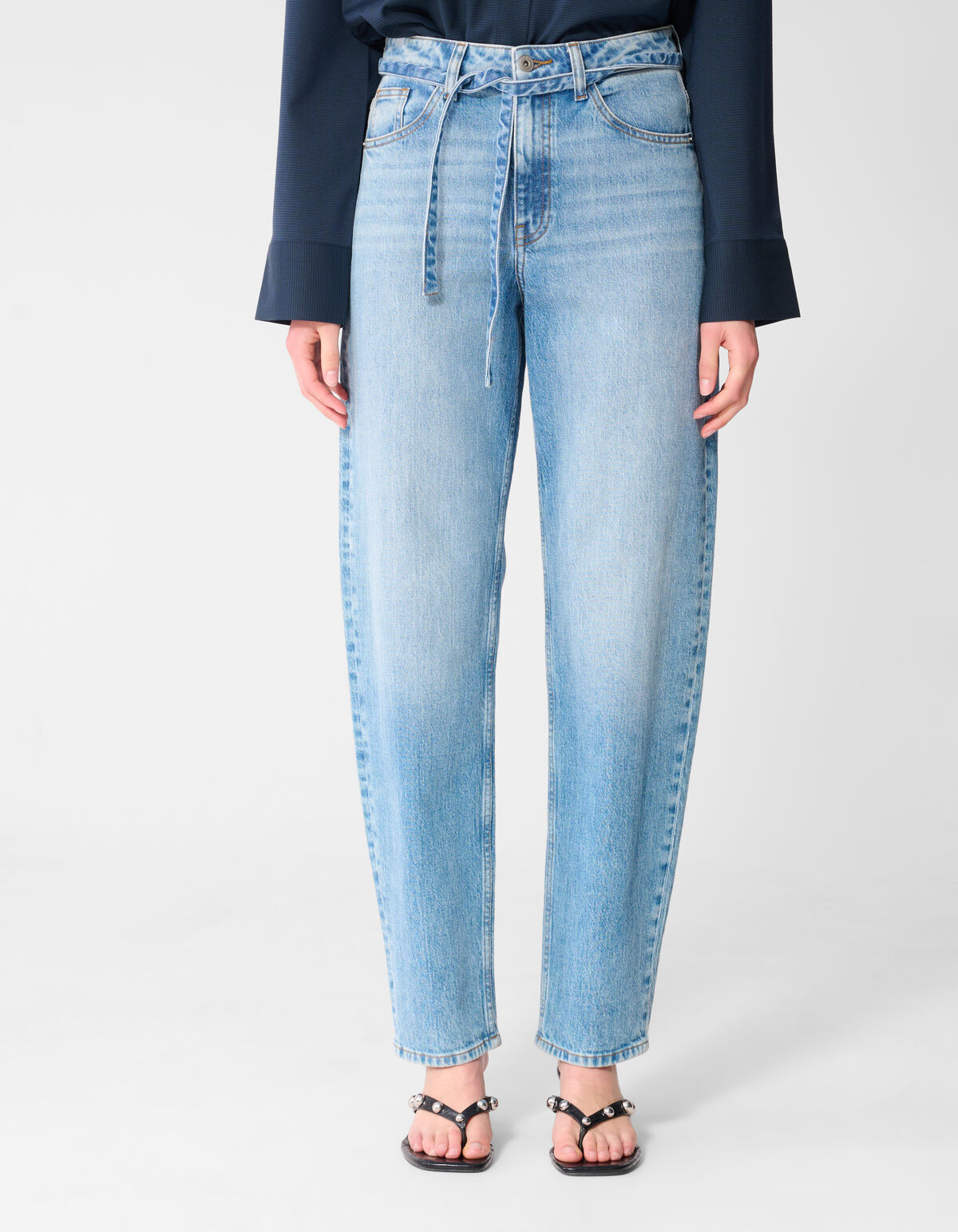 Balloon Fit Jeans Donkerblauw