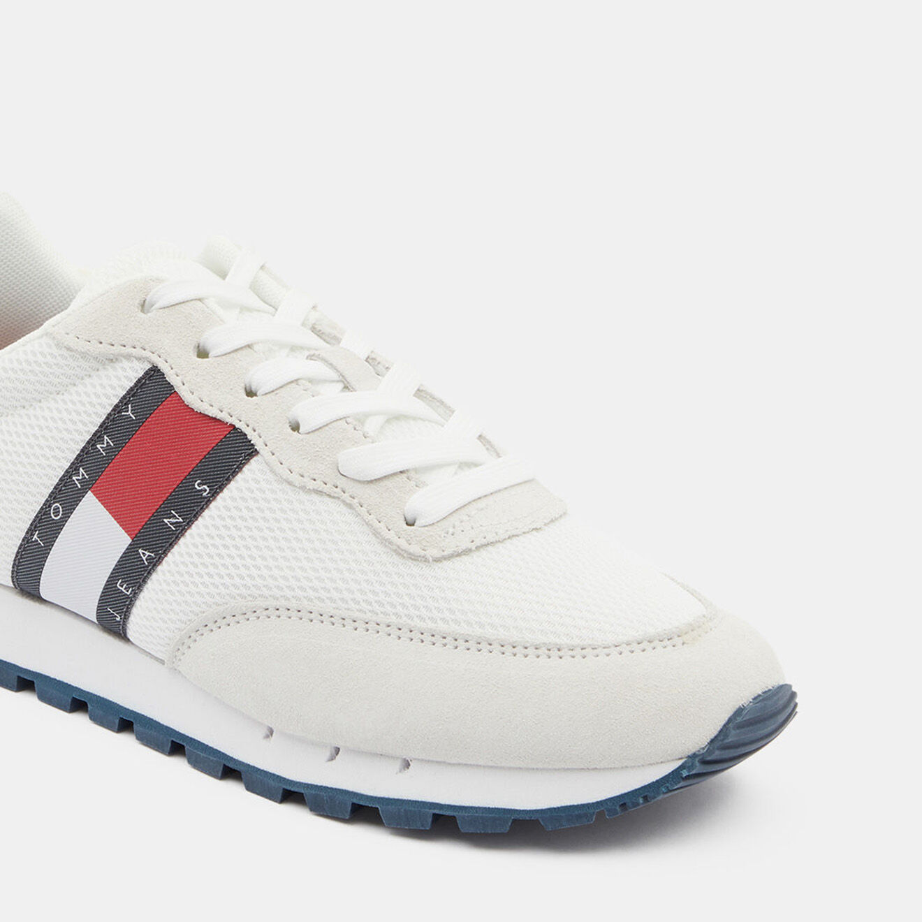 Tommy Hilfiger Baskets running Mix blanches