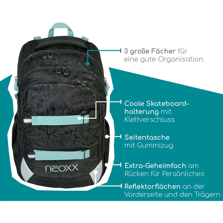 neoxx Active Schulrucksack Queen of the nite