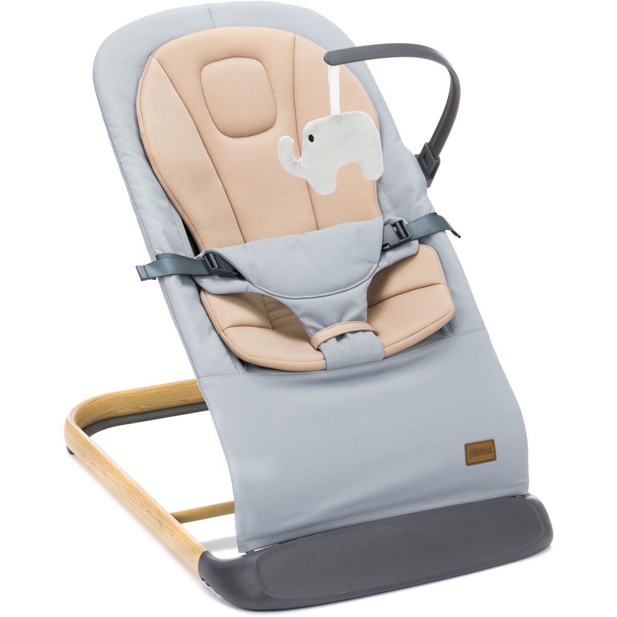 fillikidfillikid   Babywippe Star grau beige