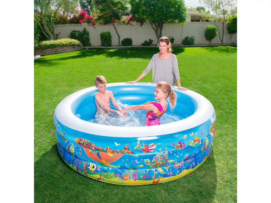 Piscine Gonflable pour Enfants Bestway Play Aquarium 196x53 cm