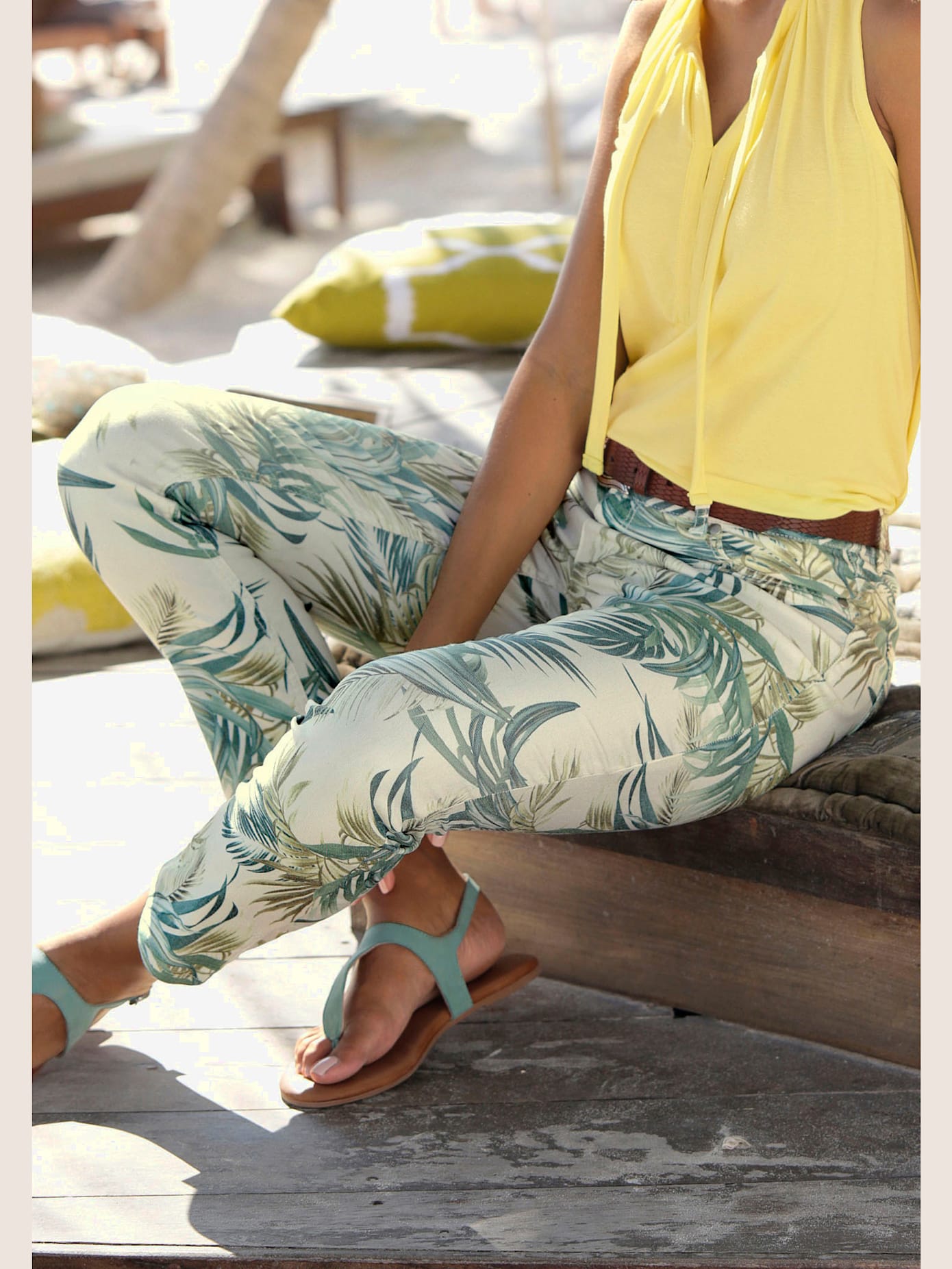 Jegging 7/8 pantalon 7/8 à la coupe étroite
