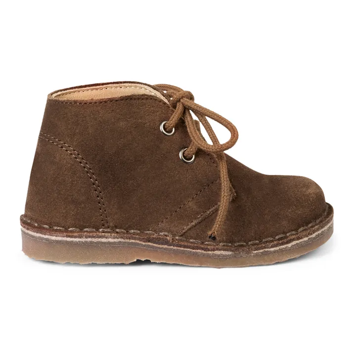 Petit Nord Boots Lacets Desert  | Marron