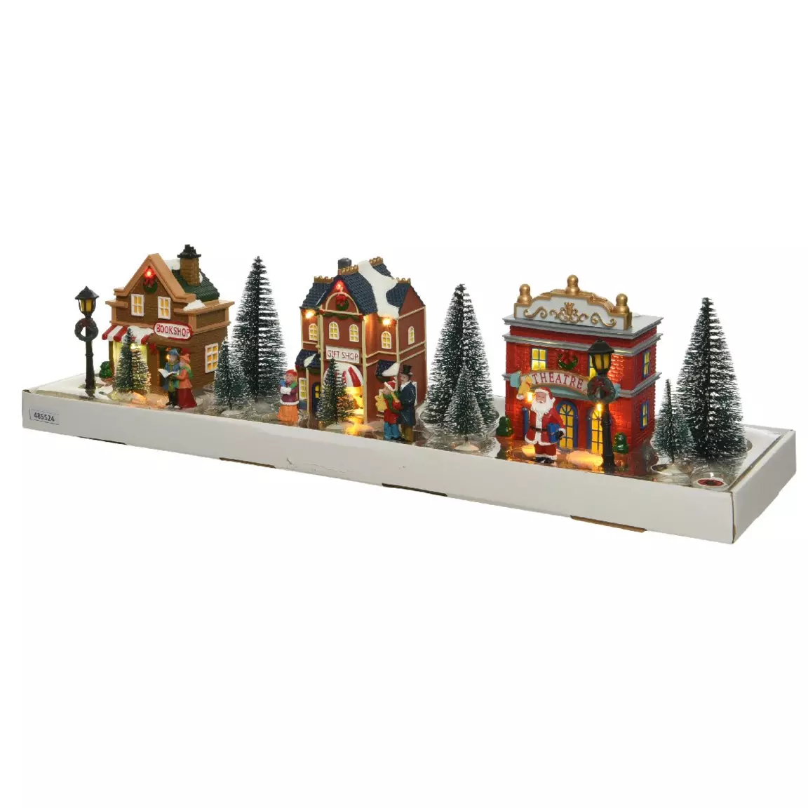 Village de Noël lumineux à piles Commerces