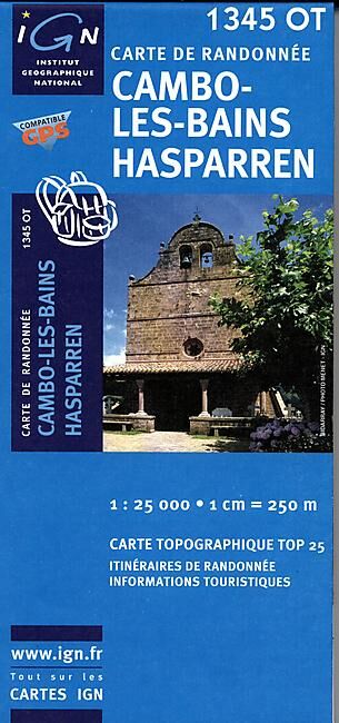 IGN - TOP 25 1345 OT CAMBO LES BAINS 1 25 000