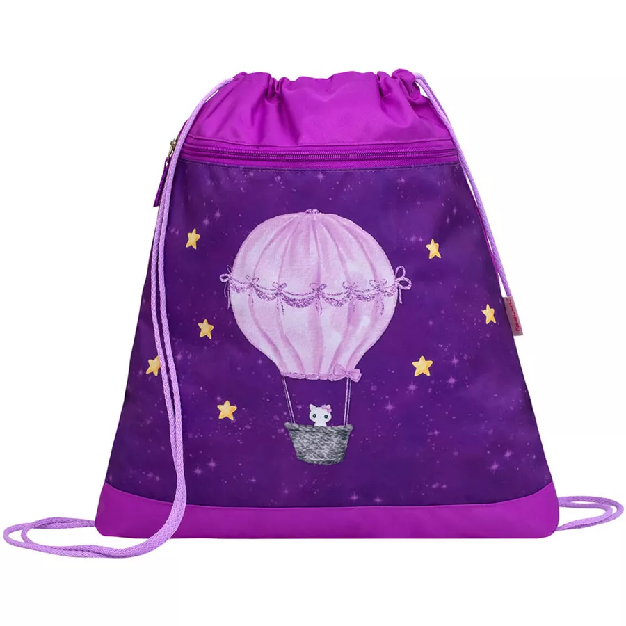 Belmil Schulranzen Classy Schulranzen Set 5-teilig mit Brustgurt Caty on the Moon
