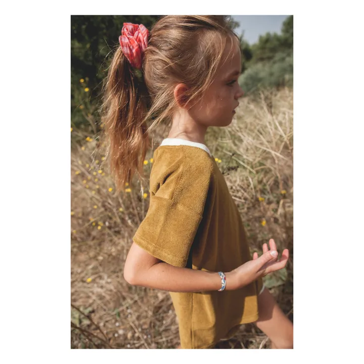 Marlot Paris T-shirt Augusto Eponge x Smallable | Ocre