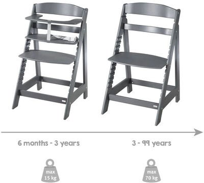 Roba Sit Up Flex Grow-Along Barnestol, Anthracite