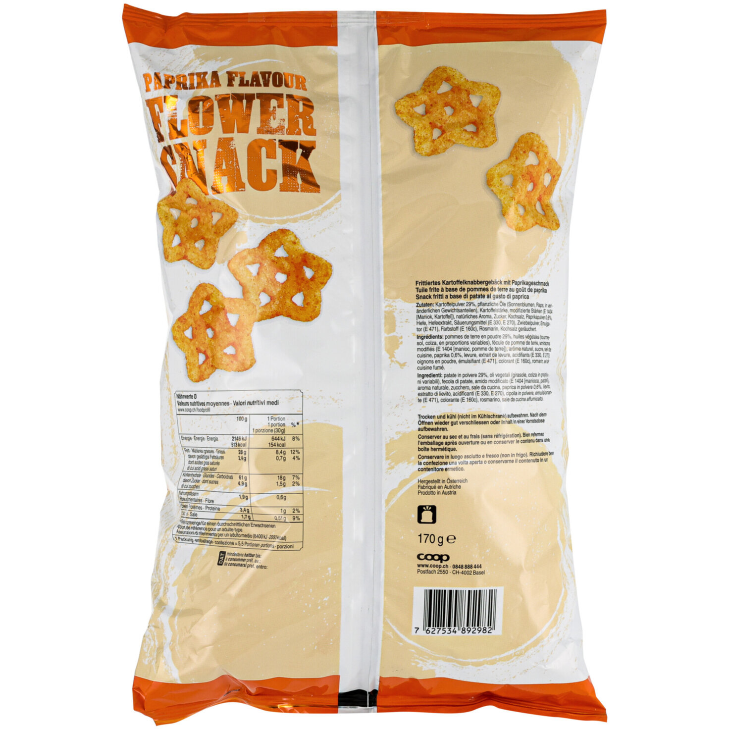 Prix Garantie Flower Snack Paprika