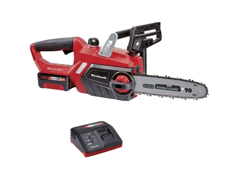 Einhell GE-LC 18/25-1 Li Kit, 25 cm, 23 cm, 4,5 m/s, Sort, Rød, Batteri, 3000 At